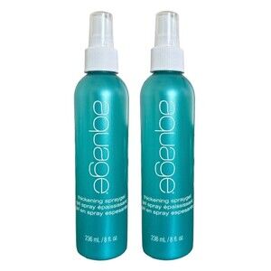 2 Pack AQUAGE Thickening Spray Gel, Help Thicken & Strengthen Fine Hair - 8oz Ea